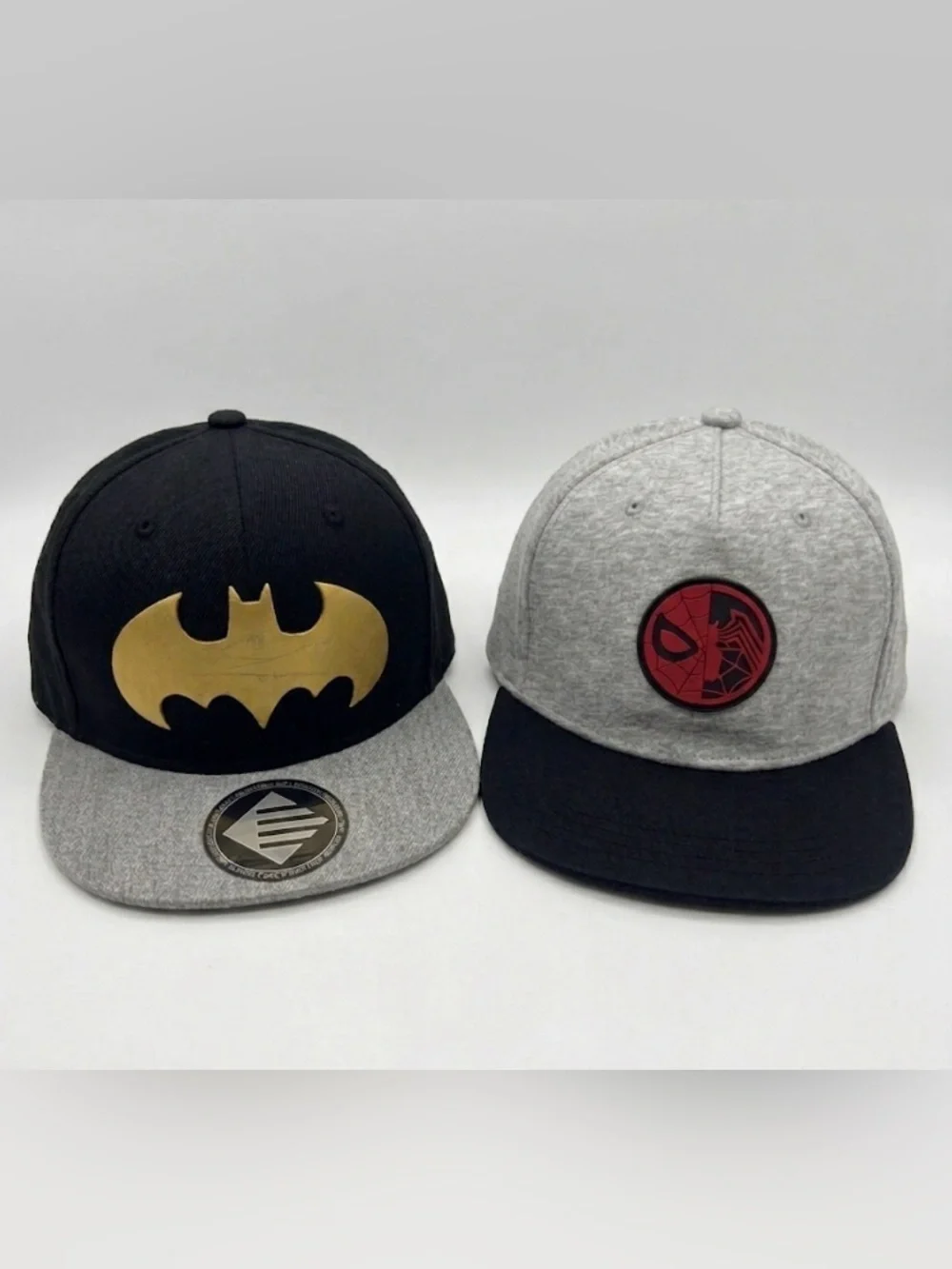 H&M Batman & Marvel Spider-Man Toddler Hats Bundle (Size 1.5-4Y)
